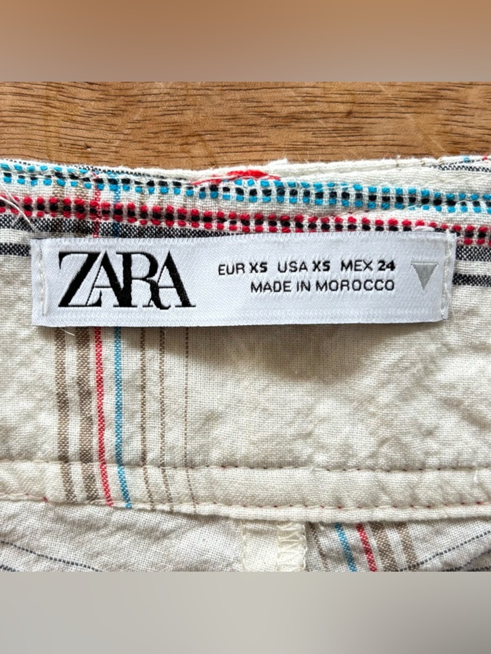 Zara Plaid Women’s XS High-Waist Shorts - Picture 4 of 9